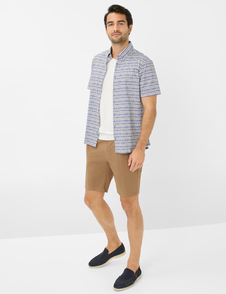 Eurex By Brax Men's Fashion Shirts Style DAN Beige ➜ - Buy Now At Brax