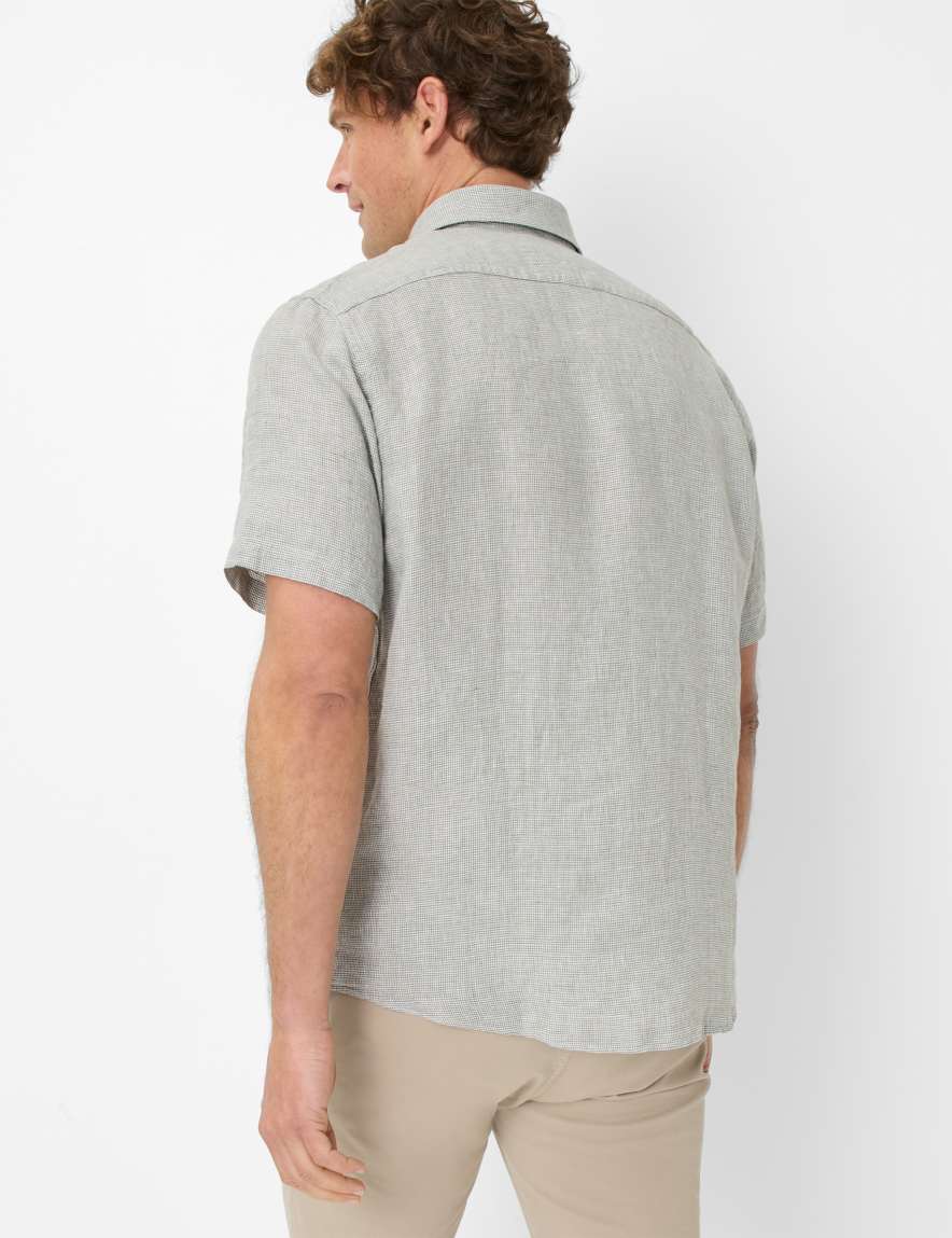 Eurex By Brax Men's Fashion Shirts Style DAN Green ➜ - Buy Now At Brax