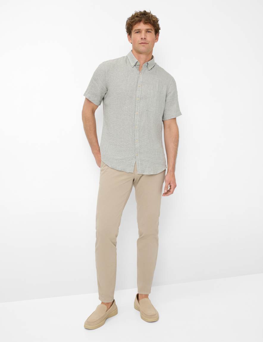 Eurex By Brax Men's Fashion Shirts Style DAN Green ➜ - Buy Now At Brax