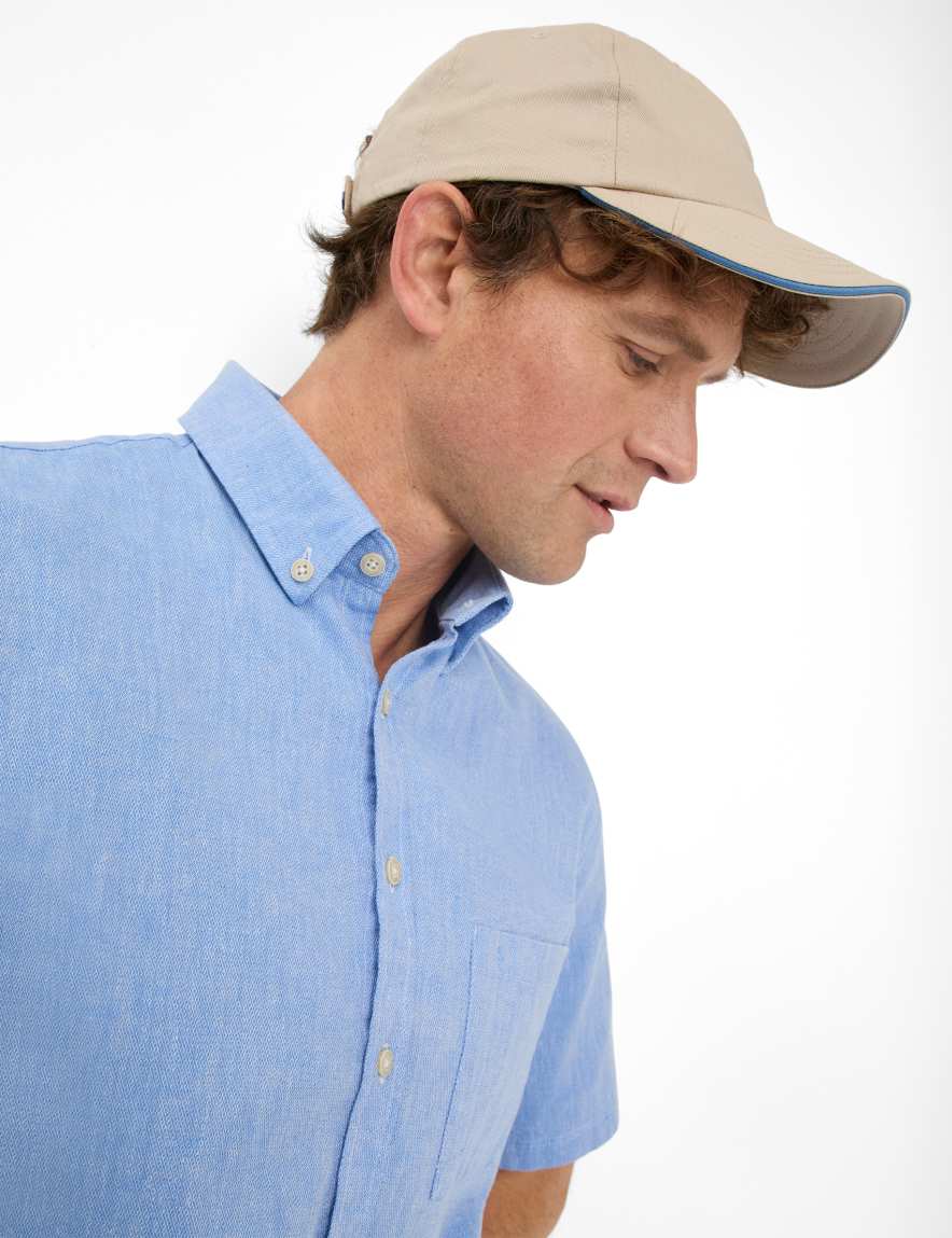 Eurex By Brax Men's Fashion Shirts Style DAN Light Blue ➜ - Buy At Brax