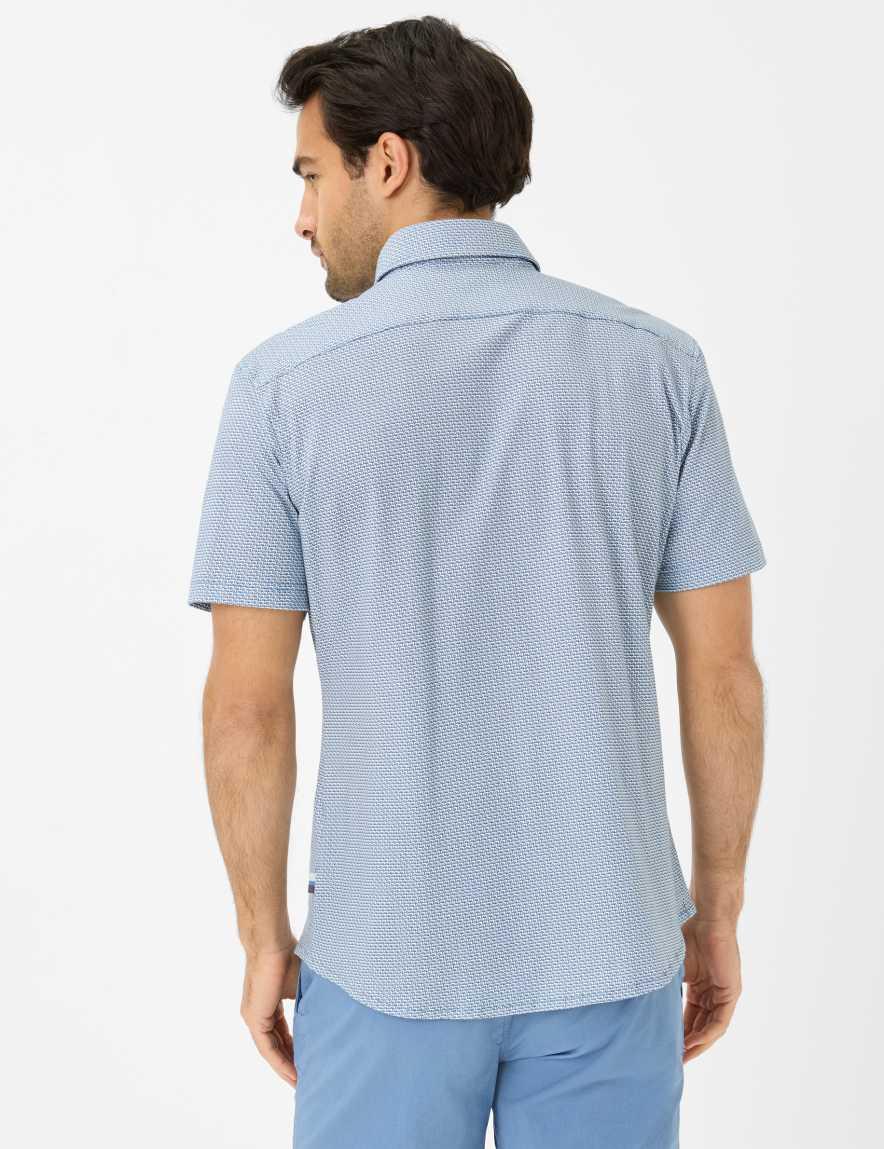 Eurex By Brax Men's Fashion Shirts Style DAN Light Blue ➜ - Buy At Brax