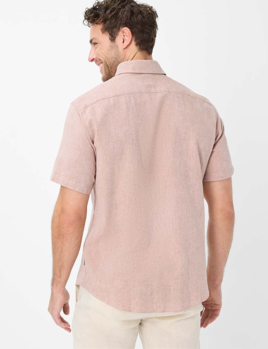Eurex By Brax Men's Fashion Shirts Style DAN Light Brown ➜ - Buy At Brax