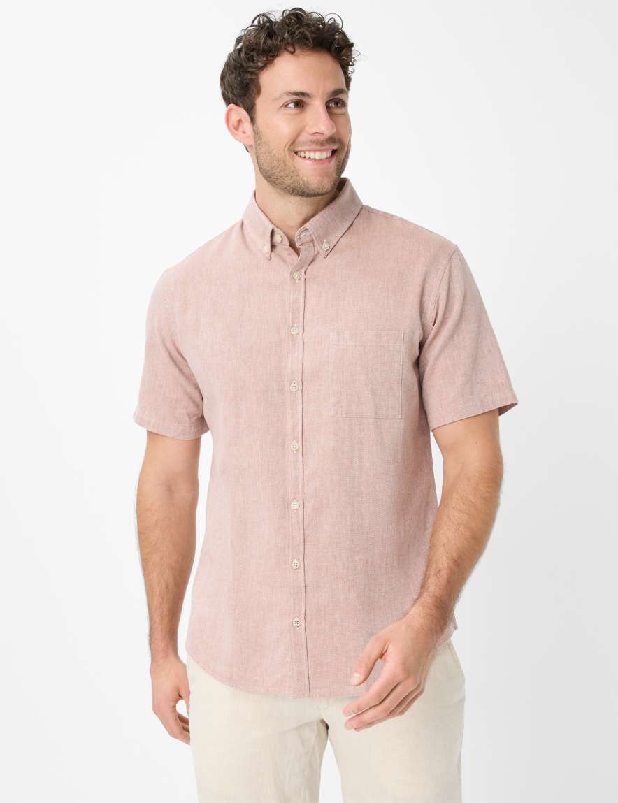 eurex by brax Men's fashion Shirts Style DAN Light Brown ➜ - buy at Brax
