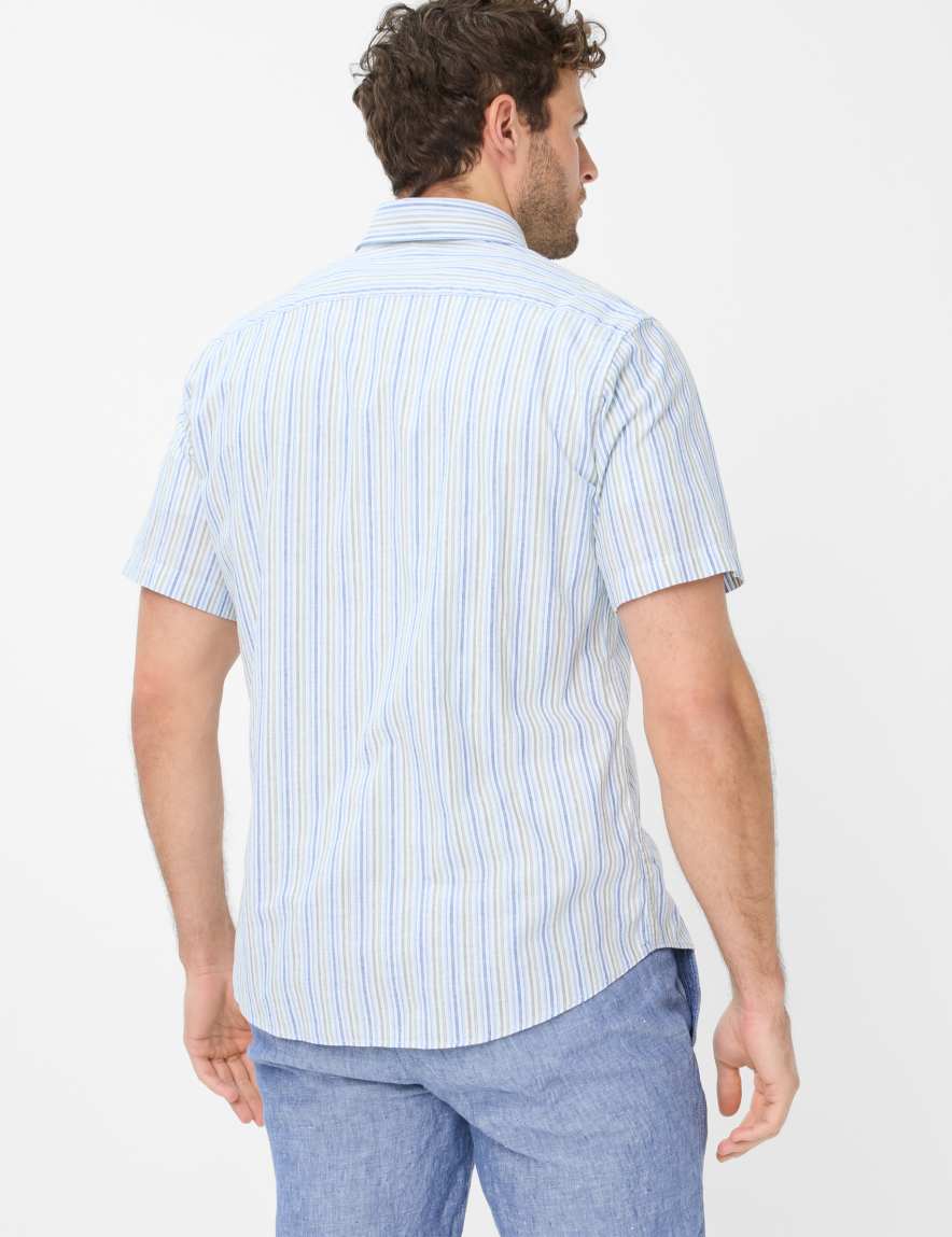 Eurex By Brax Men's Fashion Shirts Style DAN Light Green ➜ - Buy At Brax