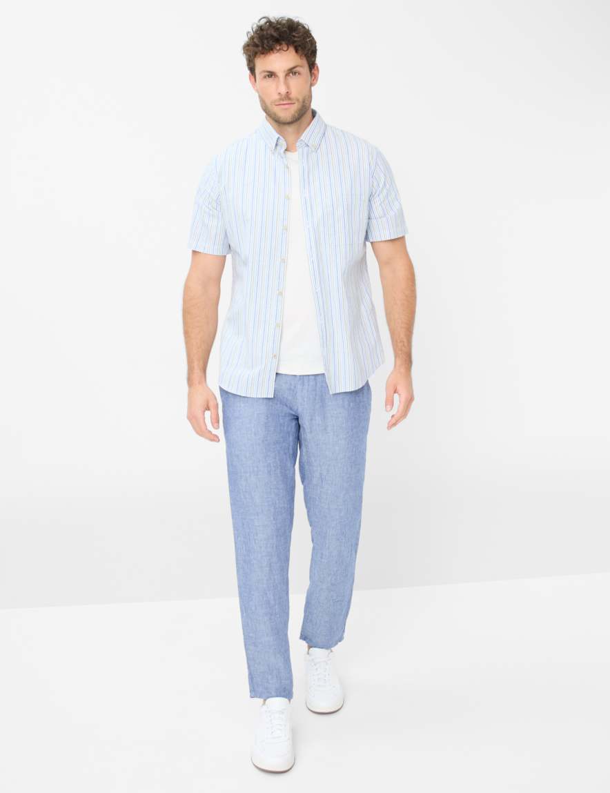 Eurex By Brax Men's Fashion Shirts Style DAN Light Green ➜ - Buy At Brax