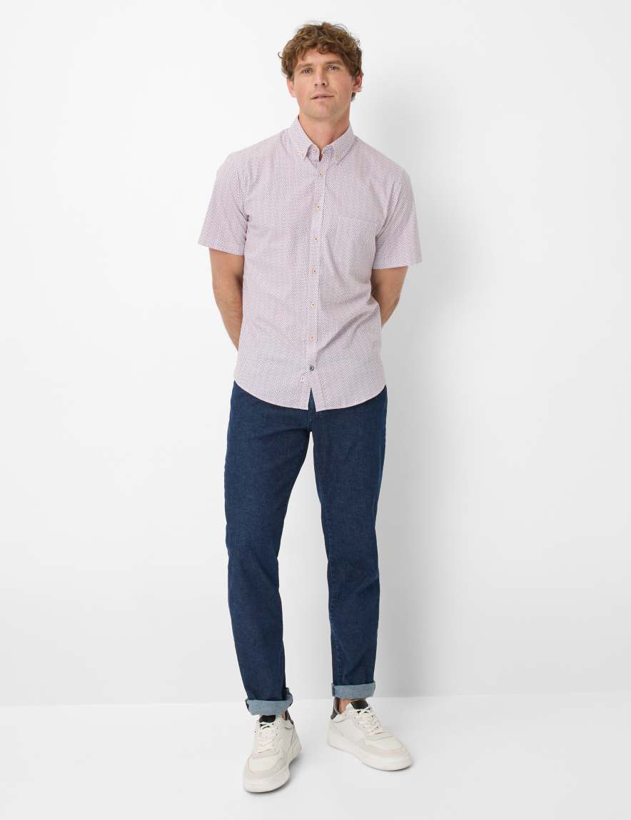 Eurex By Brax Men's Fashion Shirts Style DAN Light Purple ➜ - Buy At Brax