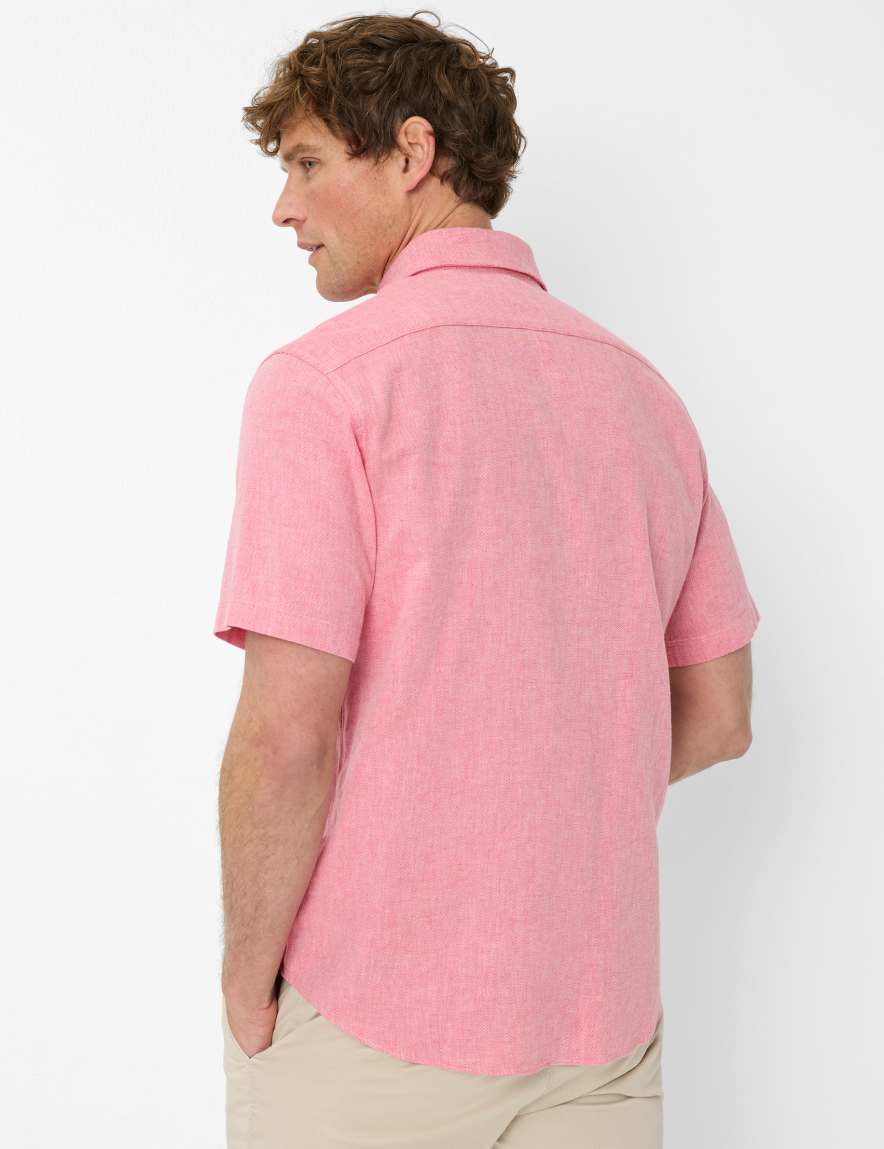 Eurex By Brax Men's Fashion Shirts Style DAN Light Red ➜ - Buy At Brax
