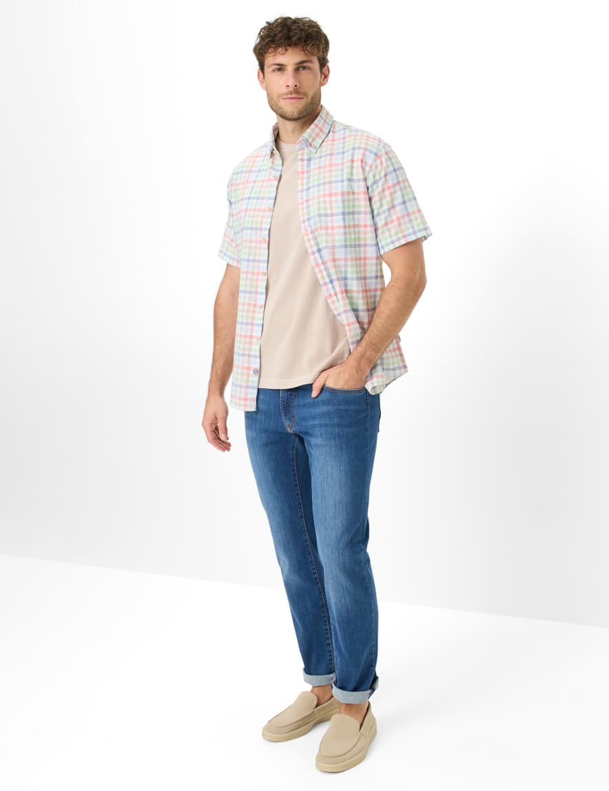 Eurex By Brax Men's Fashion Shirts Style DAN White ➜ - Buy Now At Brax