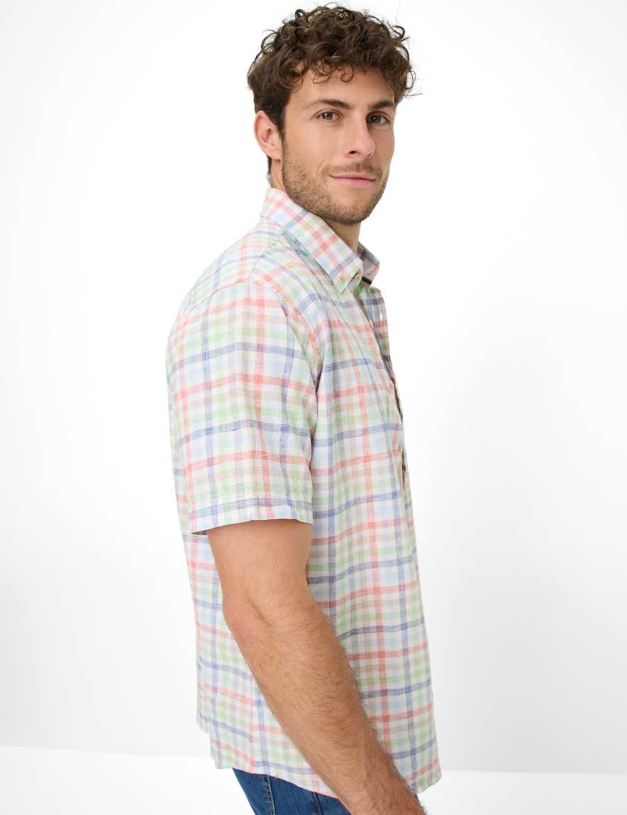Eurex By Brax Men's Fashion Shirts Style DAN White ➜ - Buy Now At Brax