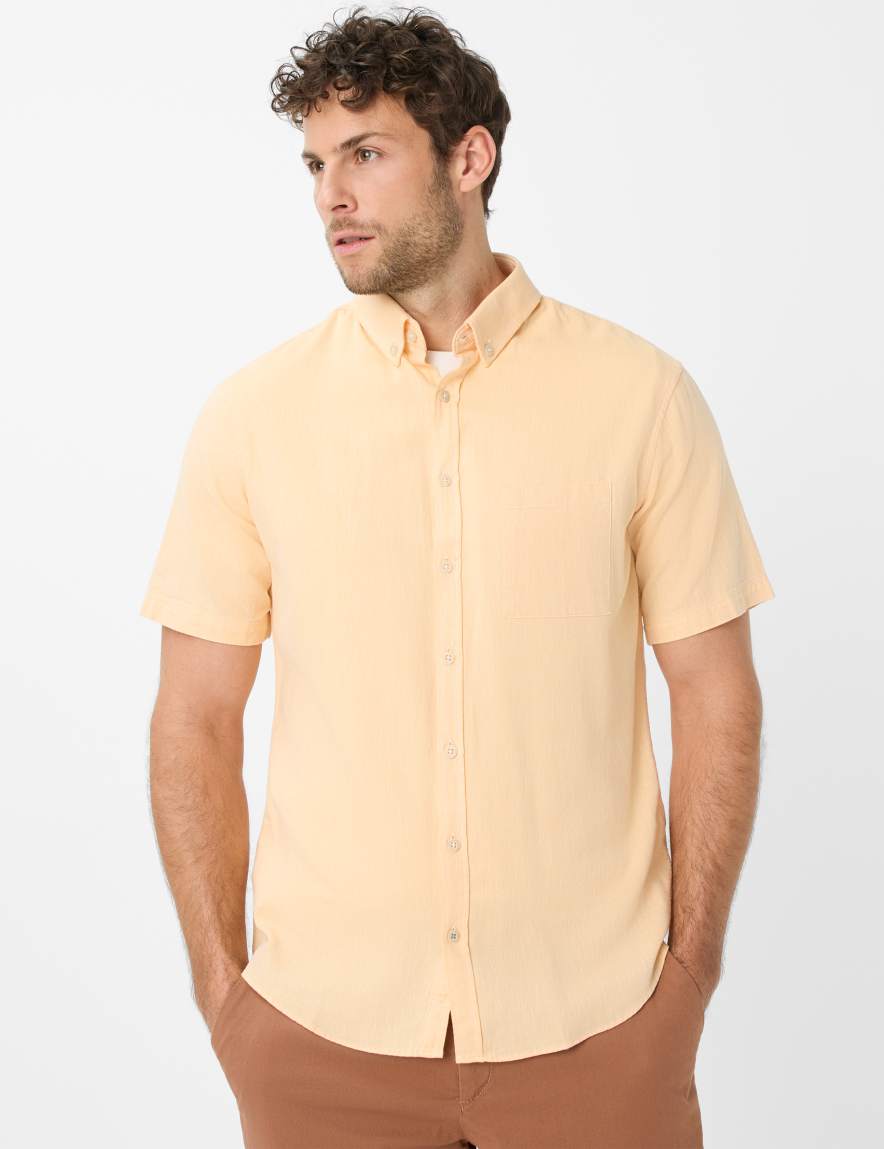 eurex by brax Men's fashion Shirts Style DAN Yellow ➜ - buy now at Brax
