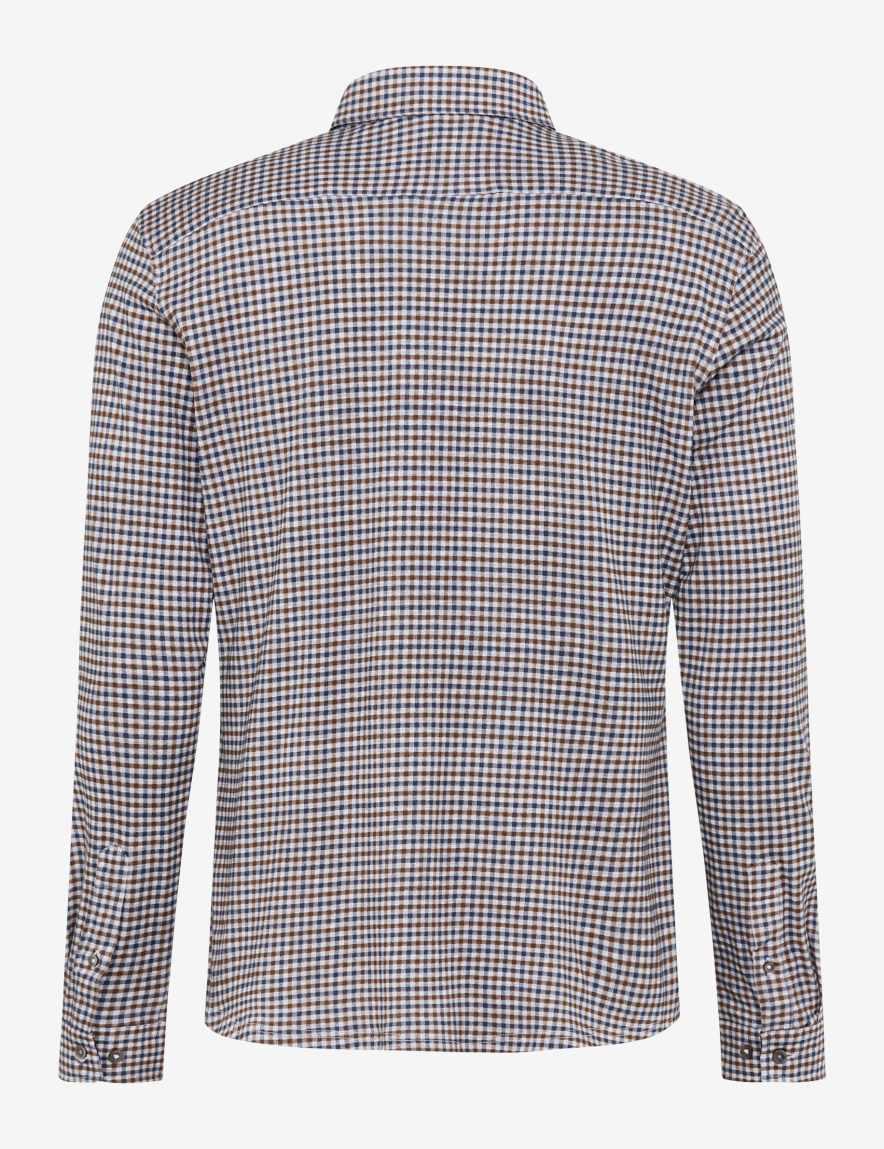 Eurex By Brax Men's Fashion Shirts Style DANIEL Dark Brown