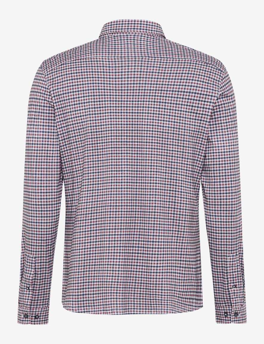 Eurex By Brax Men's Fashion Shirts Style DANIEL Dark Red ➜ - Buy At Brax