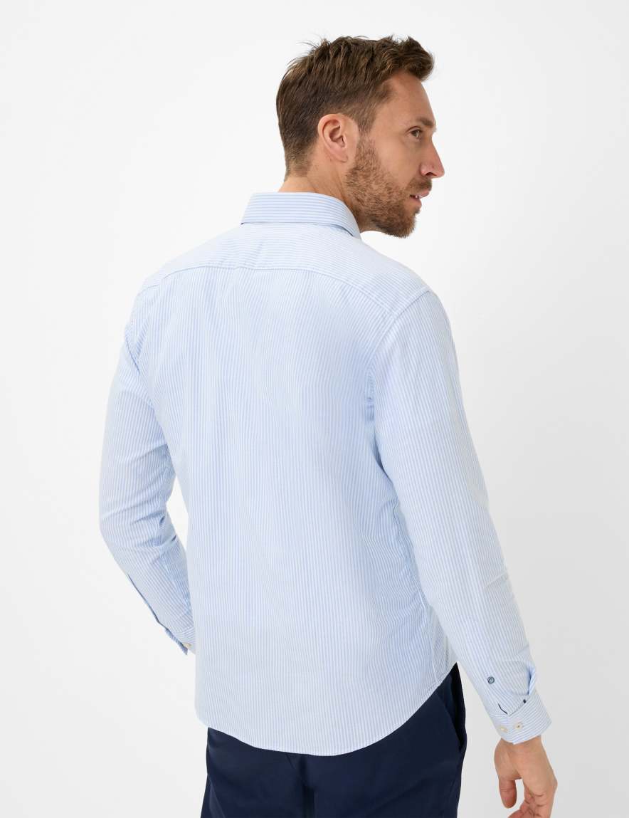 Eurex By Brax Men's Fashion Shirts Style DANIEL Light Blue