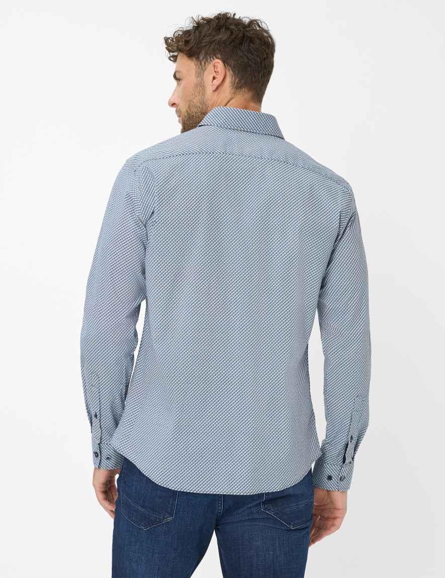 Eurex By Brax Men's Fashion Shirts Style DANIEL P Blue ➜ - Buy At Brax