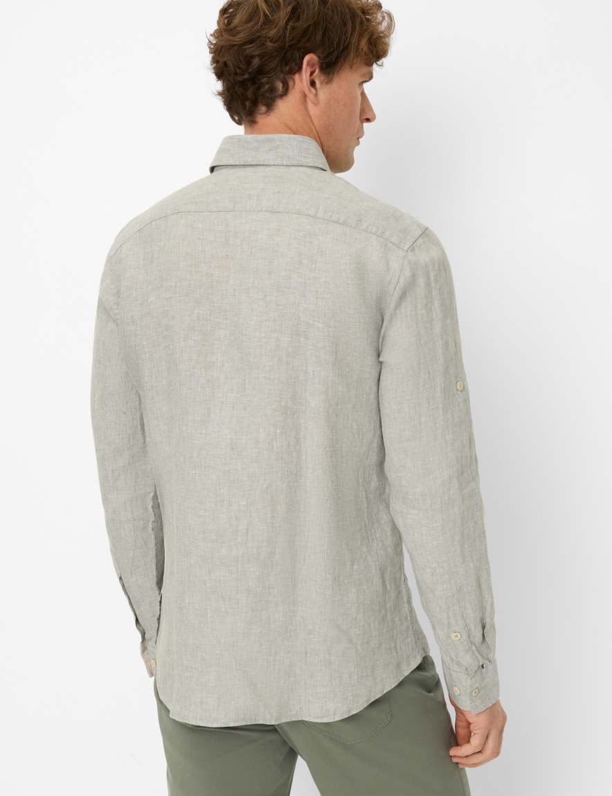 Eurex By Brax Men's Fashion Shirts Style DIRK Green ➜ - Buy Now At Brax