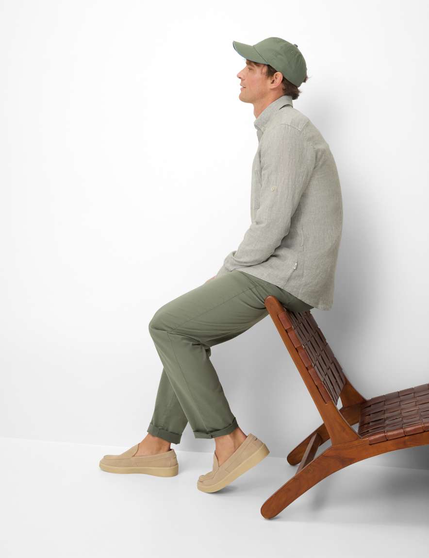 Eurex By Brax Men's Fashion Shirts Style DIRK Green ➜ - Buy Now At Brax