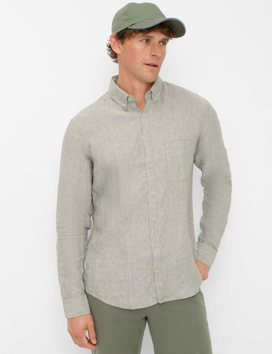 eurex by brax Men's fashion Shirts Style DIRK Green ➜ - buy now at Brax