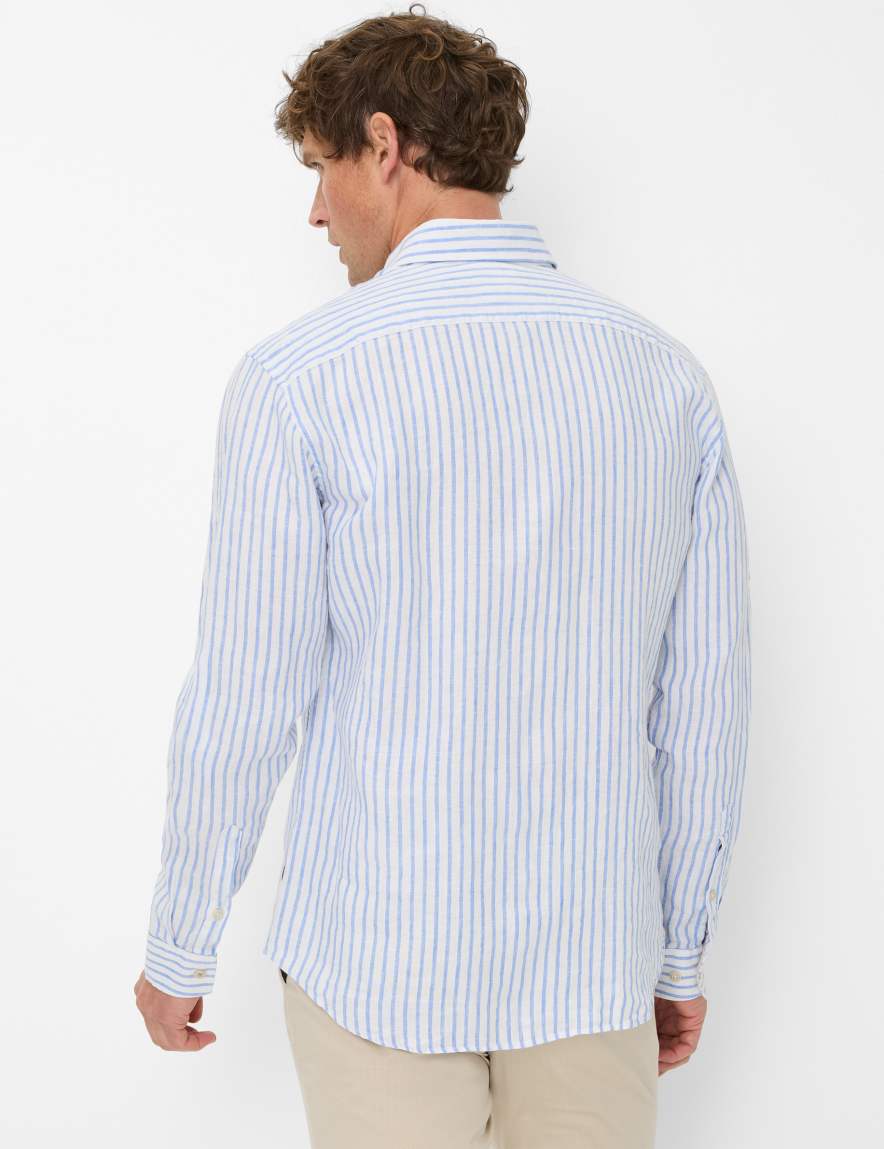 Eurex By Brax Men's Fashion Shirts Style DIRK Light Blue ➜ - Buy At Brax