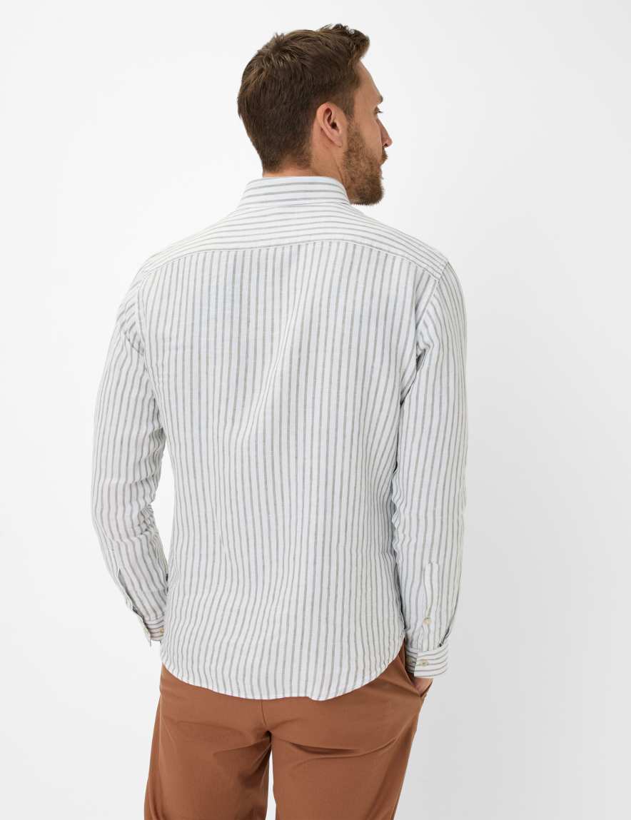 Eurex By Brax Men's Fashion Shirts Style DIRK Light Green ➜ - Buy At Brax