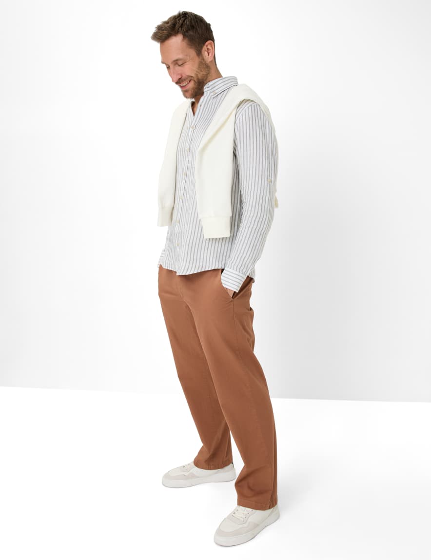 Eurex By Brax Men's Fashion Shirts Style DIRK Light Green ➜ - Buy At Brax