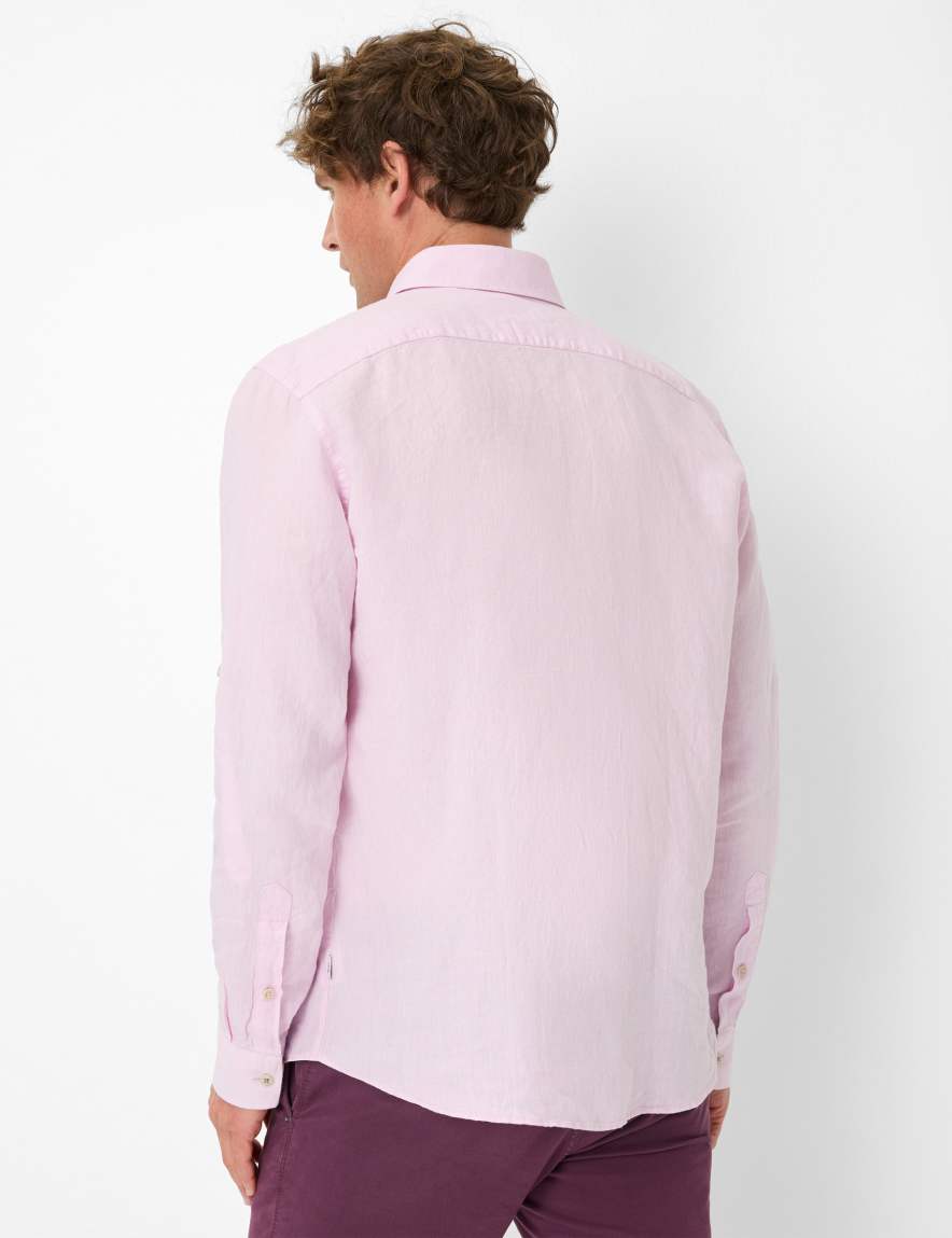 Eurex By Brax Men's Fashion Shirts Style DIRK Rose ➜ - Buy Now At Brax