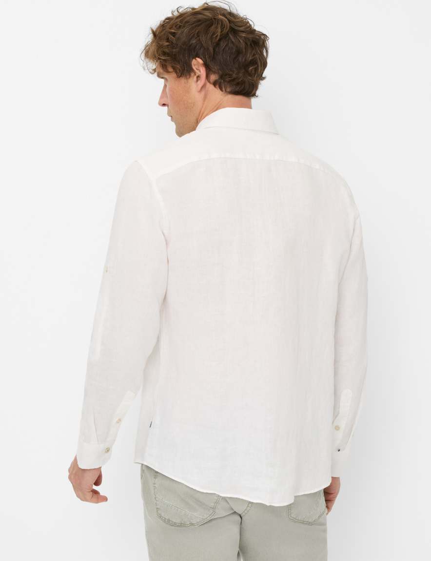 Eurex By Brax Men's Fashion Shirts Style DIRK White ➜ - Buy Now At Brax