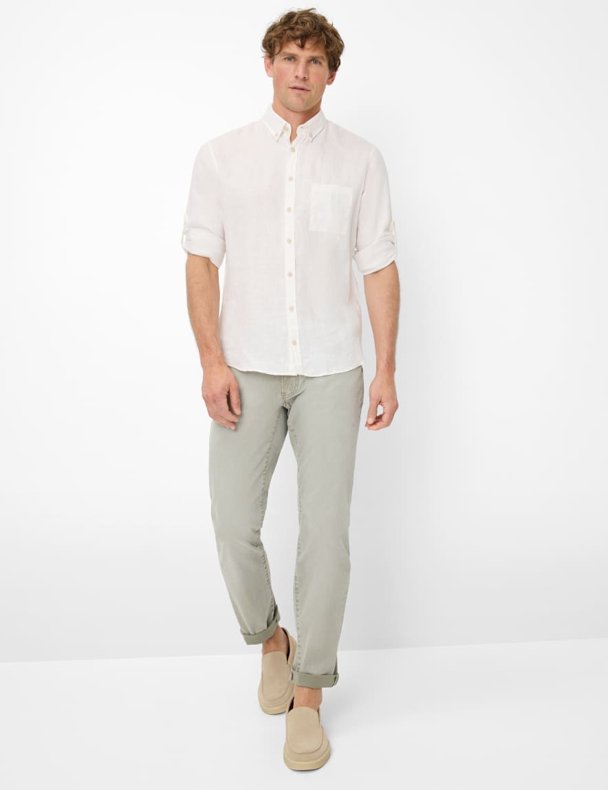 Eurex By Brax Men's Fashion Shirts Style DIRK White ➜ - Buy Now At Brax