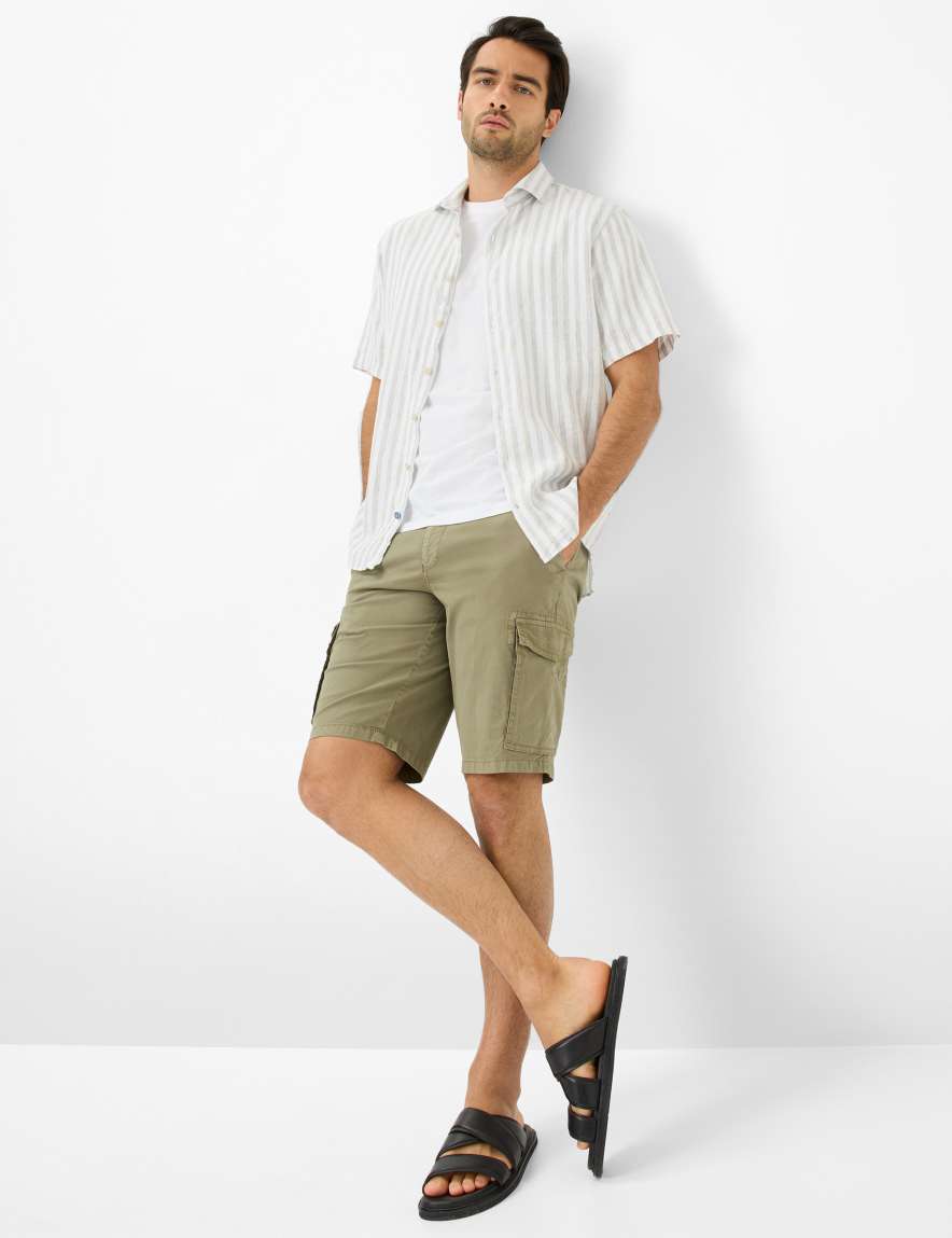 Eurex By Brax Men's Fashion Shirts Style HARDY Green ➜ - Buy Now At Brax