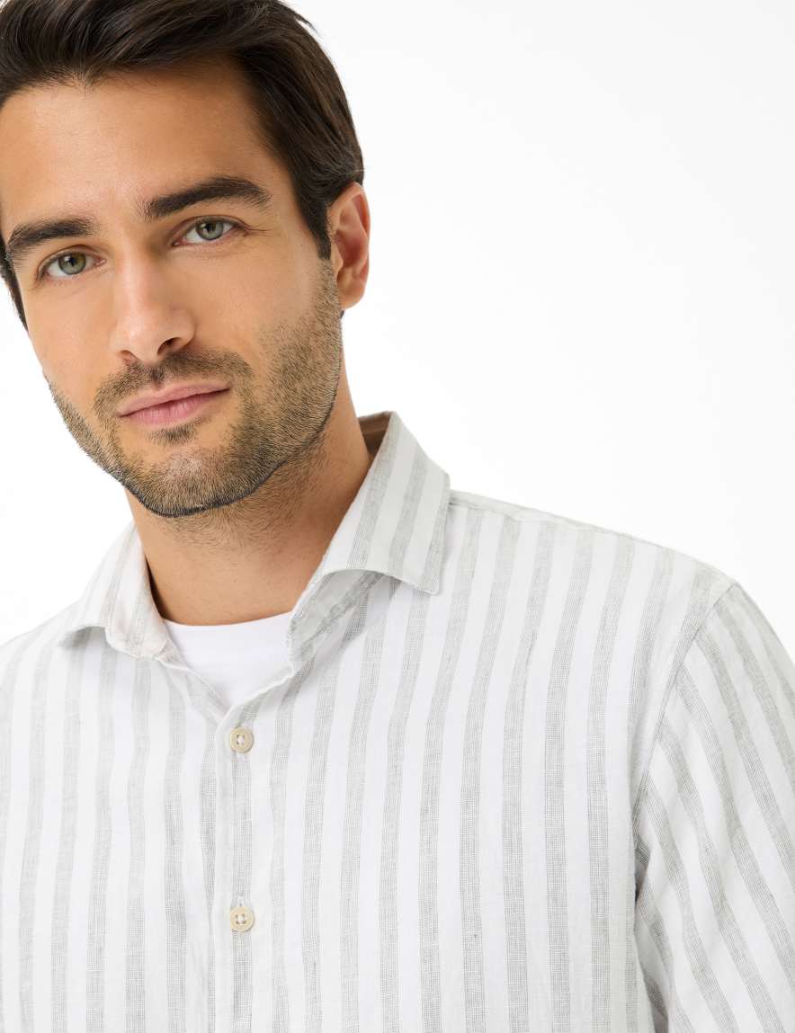 Eurex By Brax Men's Fashion Shirts Style HARDY Green ➜ - Buy Now At Brax