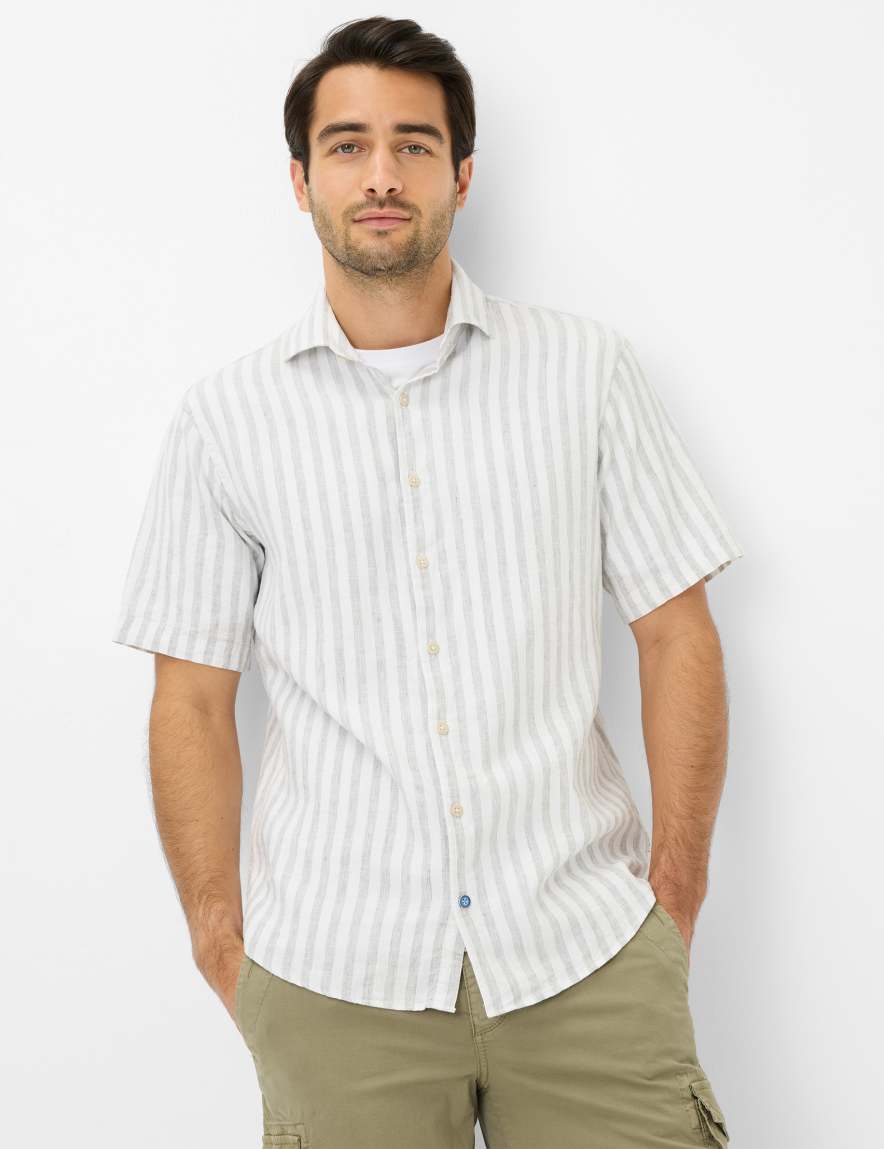 eurex by brax Men's fashion Shirts Style HARDY Green ➜ - buy now at Brax