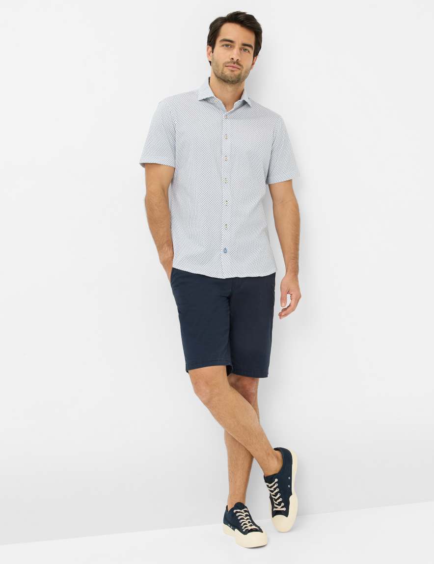 Eurex By Brax Men's Fashion Shirts Style HARDY Light Blue ➜ - Buy At Brax