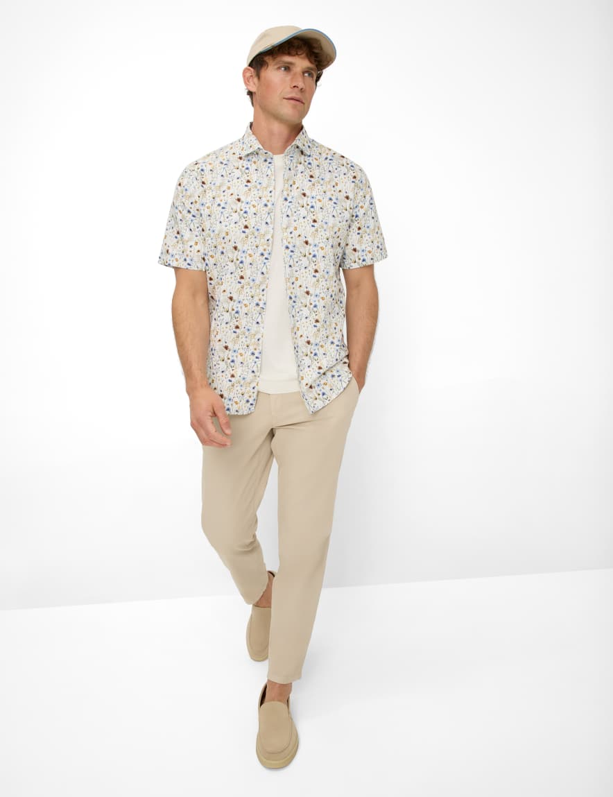 Eurex By Brax Men's Fashion Shirts Style HARDY White ➜ - Buy Now At Brax