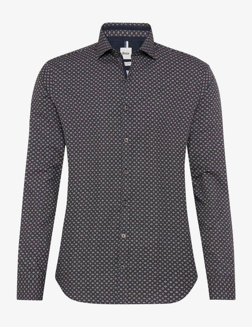 eurex by brax Men's fashion Shirts Style HAROLD Brown ➜ - buy now at Brax