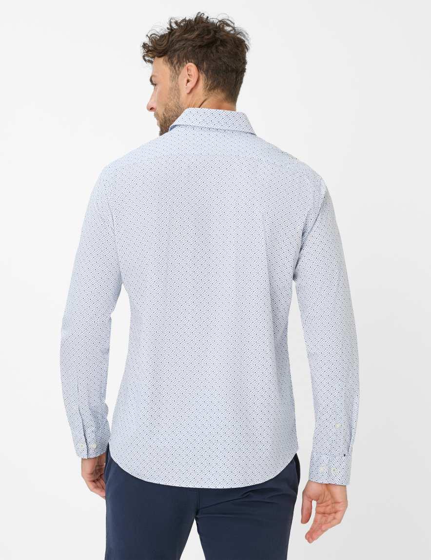 Eurex By Brax Men's Fashion Shirts Style HAROLD Dark Blue ➜ - Buy At Brax