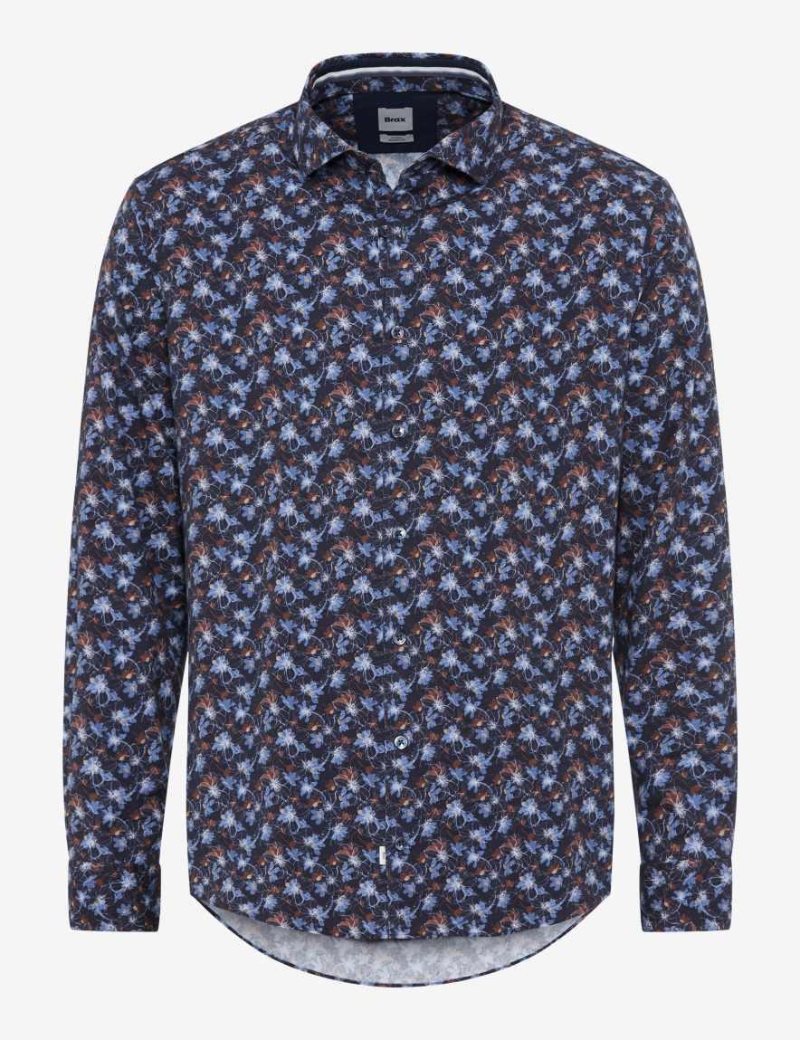 eurex by brax Men's fashion Shirts Style HAROLD Dark Blue ➜ - buy at Brax