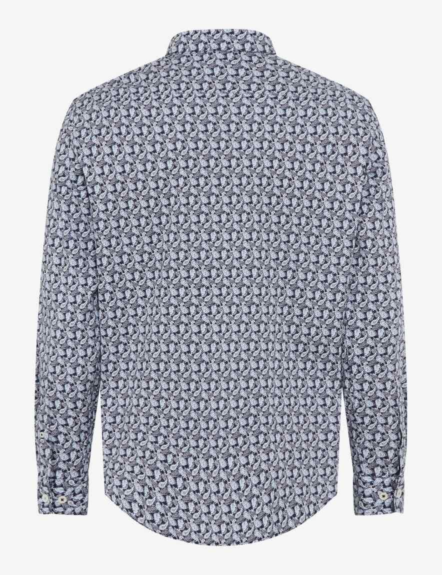 Eurex By Brax Men's Fashion Shirts Style HAROLD Dark Blue ➜ - Buy At Brax