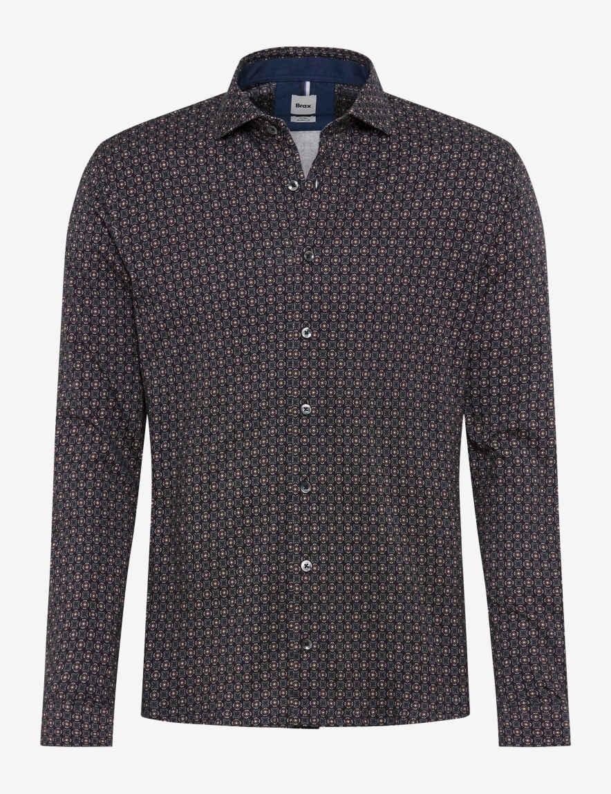 eurex by brax Men's fashion Shirts Style HAROLD Dark Red ➜ - buy at Brax