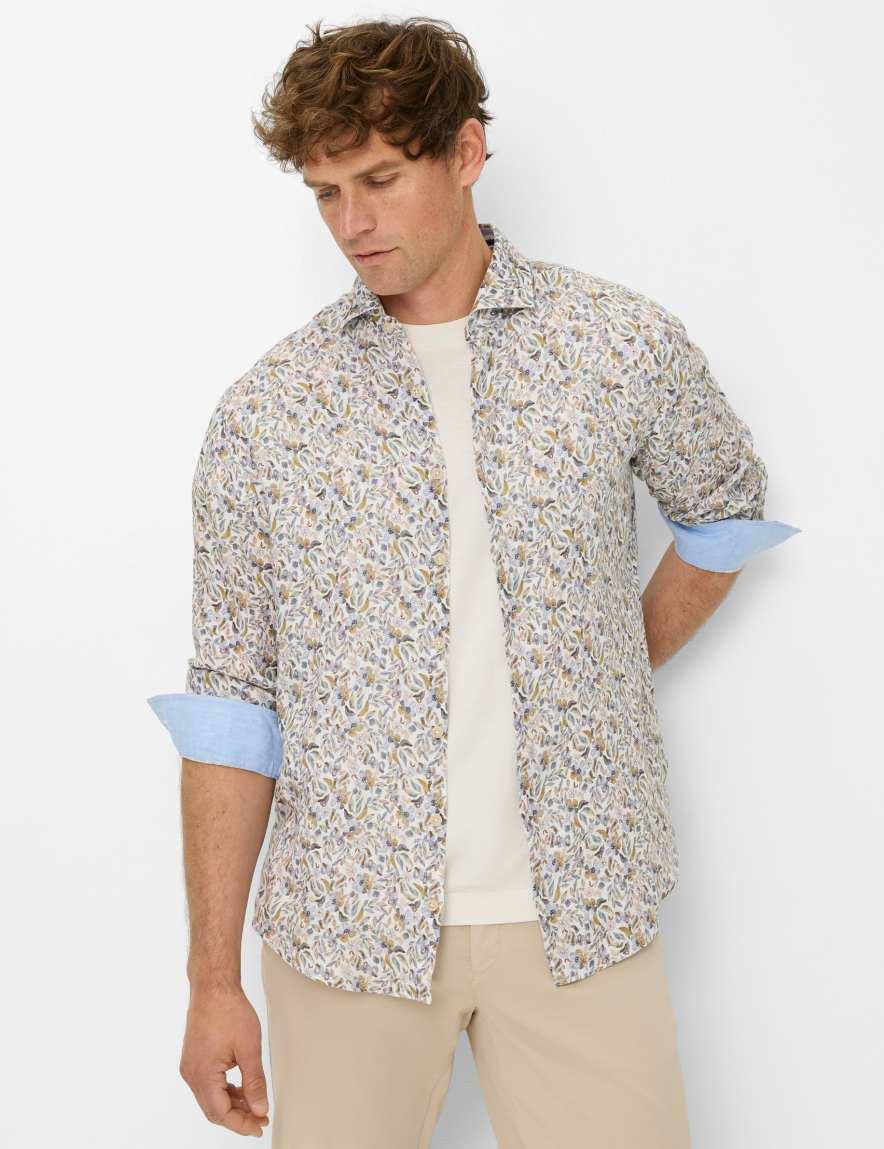 eurex by brax Men's fashion Shirts Style HAROLD Multicolored