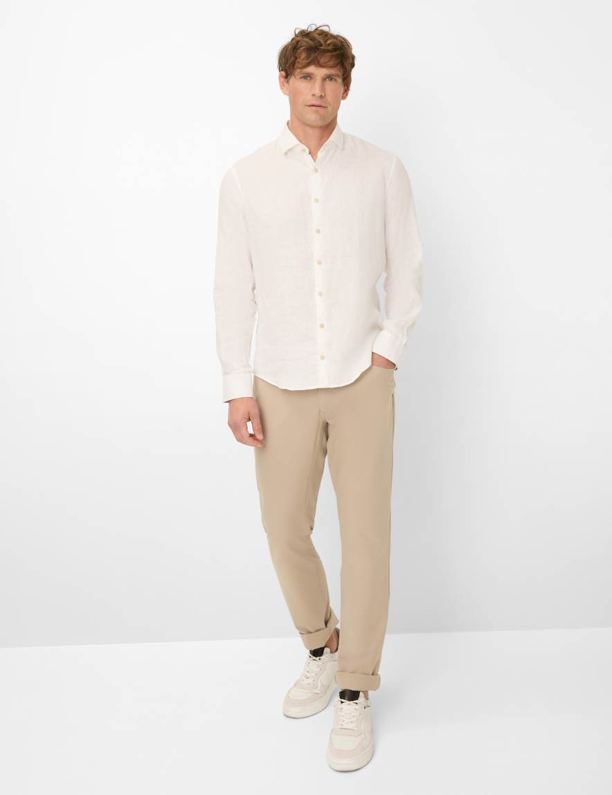 Eurex By Brax Men's Fashion Shirts Style HAROLD White ➜ - Buy Now At Brax