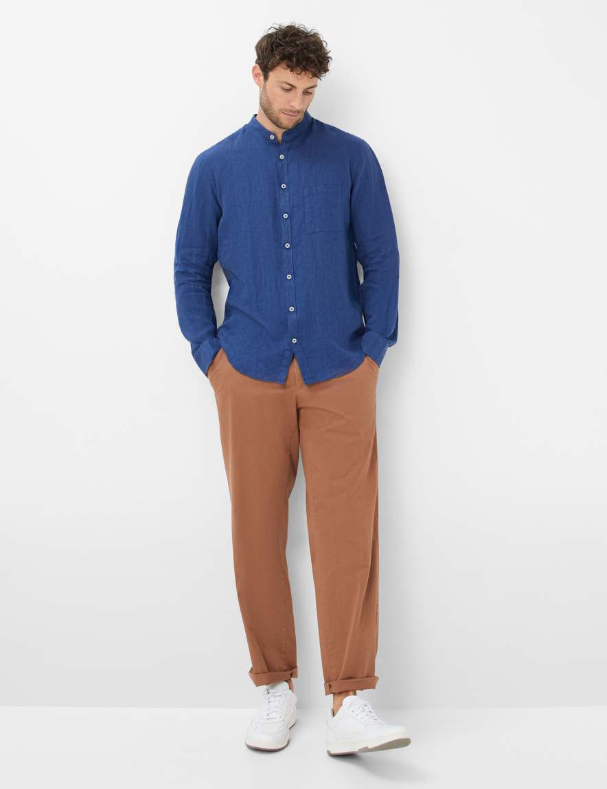 Eurex By Brax Men's Fashion Shirts Style LARS Dark Blue ➜ - Buy At Brax