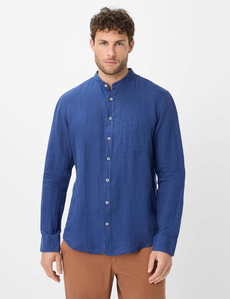 eurex by brax Men's fashion Shirts Style LARS Dark Blue ➜ - buy at Brax