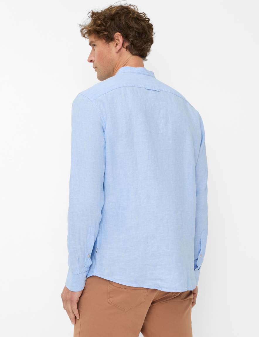 Eurex By Brax Men's Fashion Shirts Style LARS Light Blue ➜ - Buy At Brax