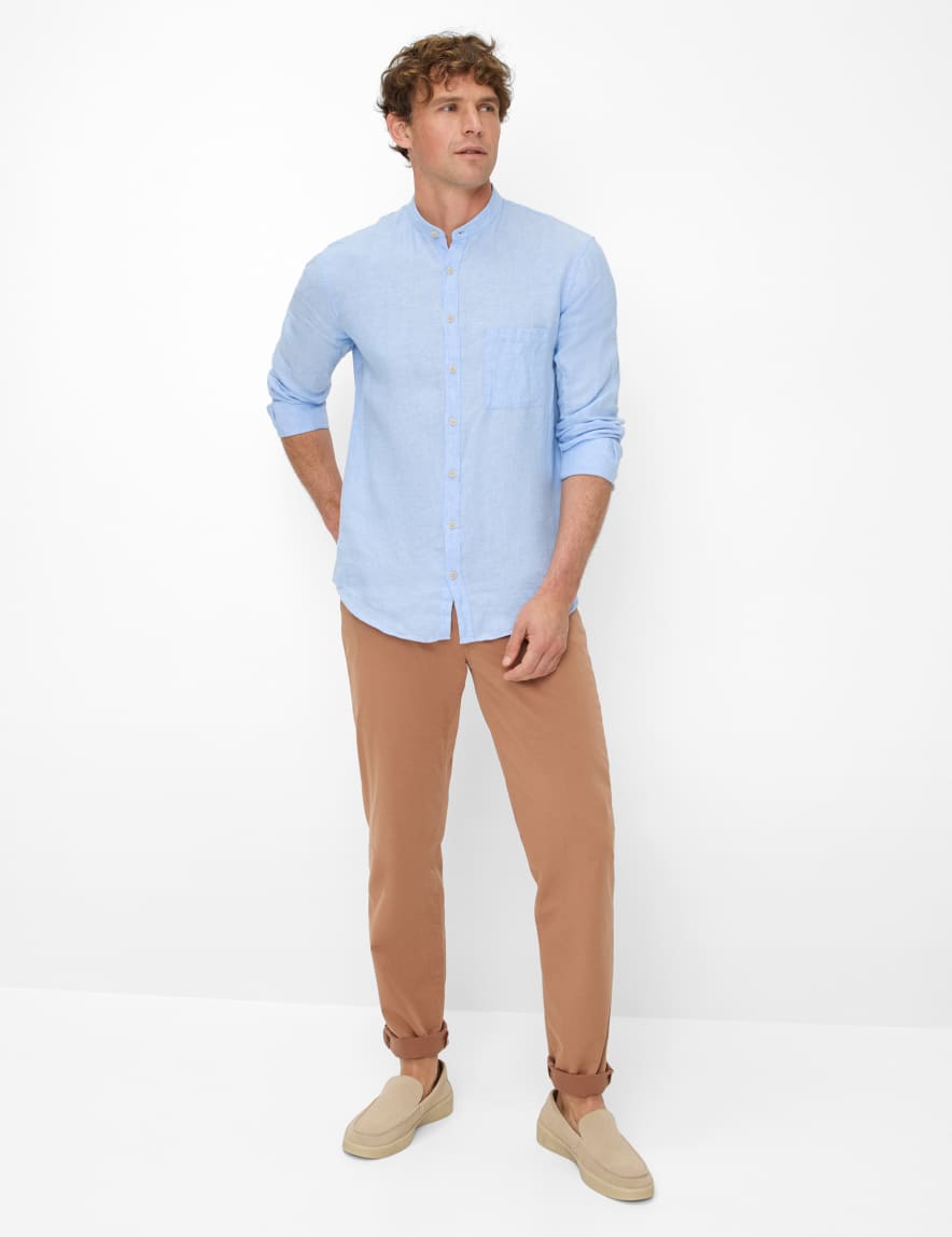 Eurex By Brax Men's Fashion Shirts Style LARS Light Blue ➜ - Buy At Brax