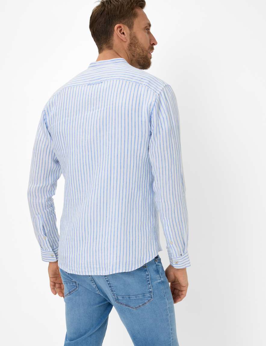 Eurex By Brax Men's Fashion Shirts Style LARS Light Blue ➜ - Buy At Brax