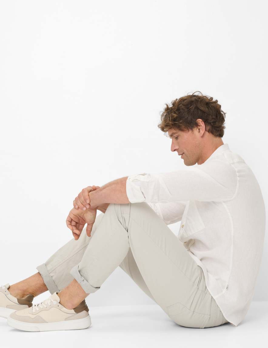 Eurex By Brax Men's Fashion Shirts Style LARS White ➜ - Buy Now At Brax