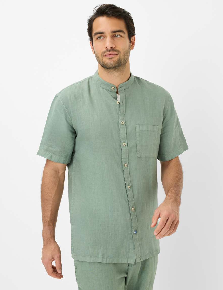 eurex by brax Men's fashion Shirts Style LIONEL Green ➜ - buy now at Brax