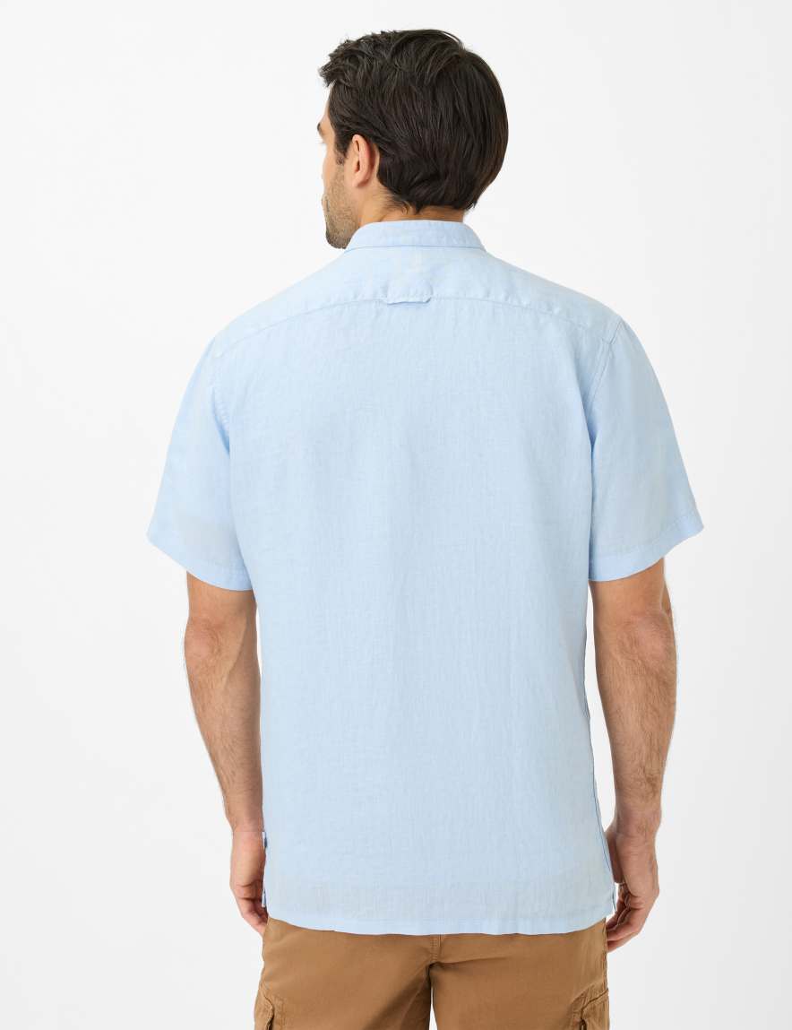 Eurex By Brax Men's Fashion Shirts Style LIONEL Light Blue