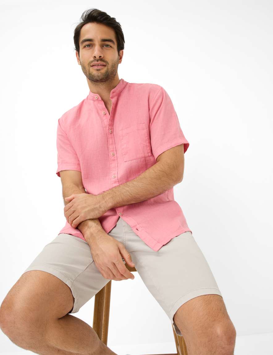 Eurex By Brax Men's Fashion Shirts Style LIONEL Red ➜ - Buy Now At Brax