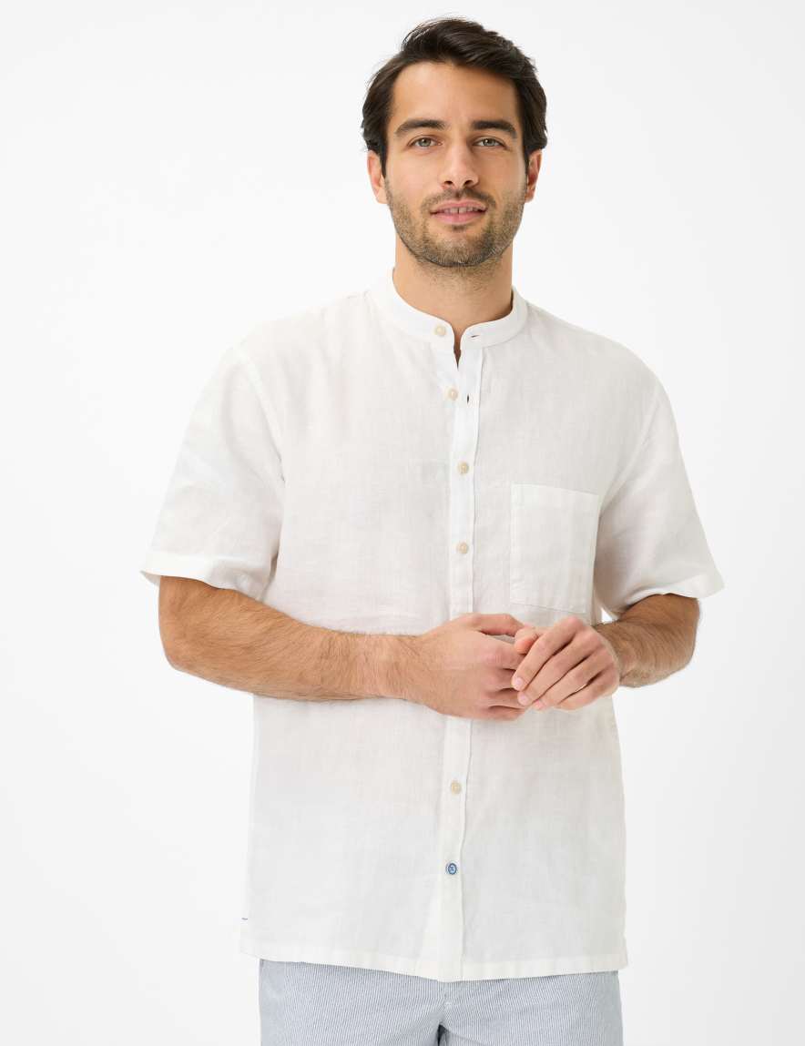eurex by brax Men's fashion Shirts Style LIONEL White ➜ - buy now at Brax