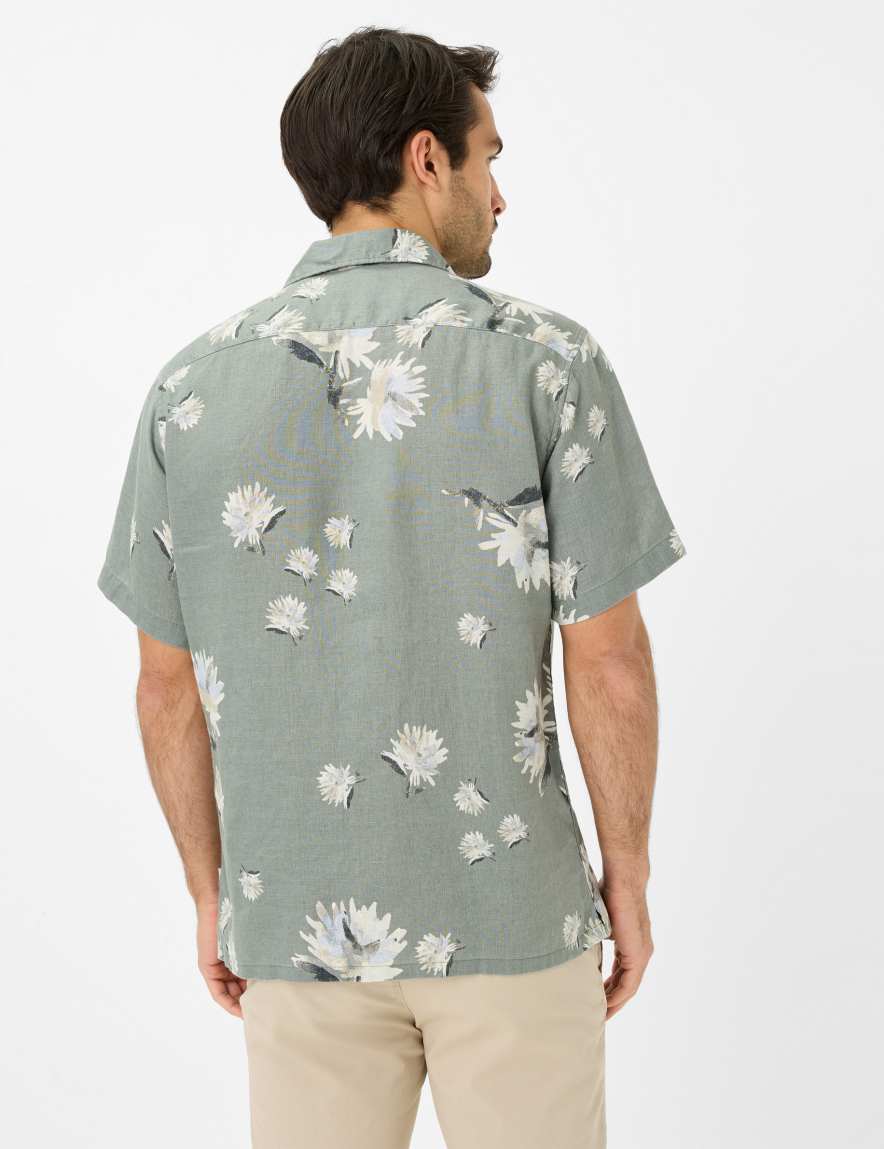 Eurex By Brax Men's Fashion Shirts Style LUKE Green ➜ - Buy Now At Brax